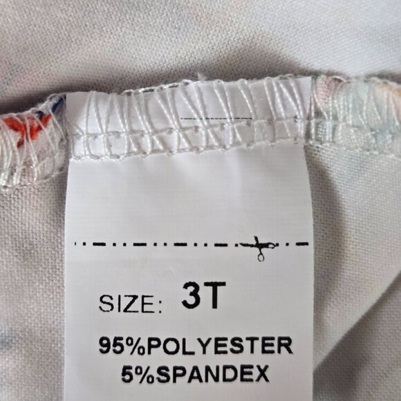 New Toddler Girl Christmas Printed Dress – Size 3T - Picture 4 of 5